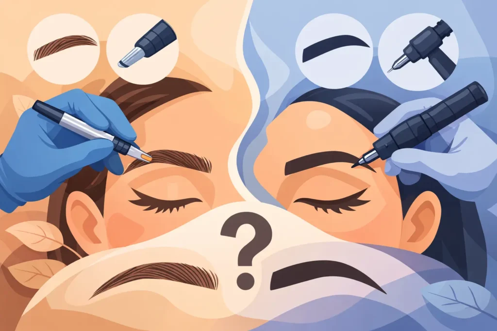 Which Is Better Microblading or Tattooing Eyebrows - Shine Medspa & Microblading Which Is Better: Microblading or Tattooing Eyebrows?