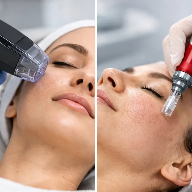 Morpheus8 vs Microneedling Results